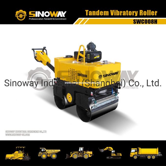 880 Kg Walk Behind Vibratory Roller, Road Building machinery 