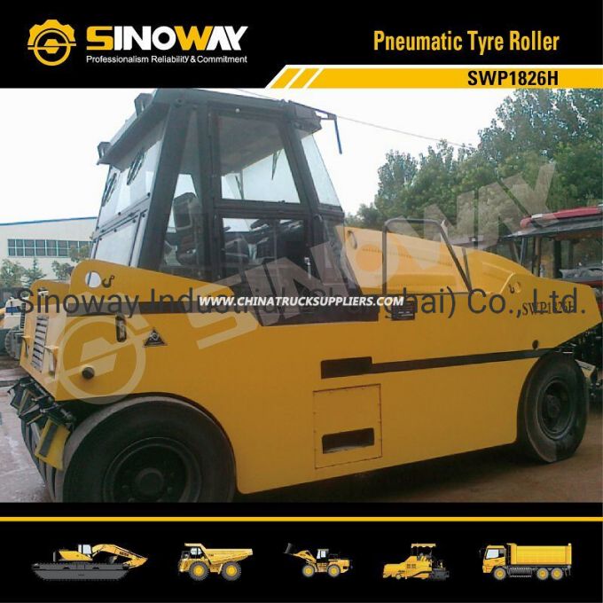 18t-26t Rubber Tire Roller / Hydraulic Pneumatic Tire Roller 