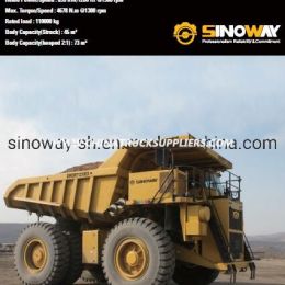 110 Ton Electric Driven Mining Truck, Rigid Truck, Rock Truck