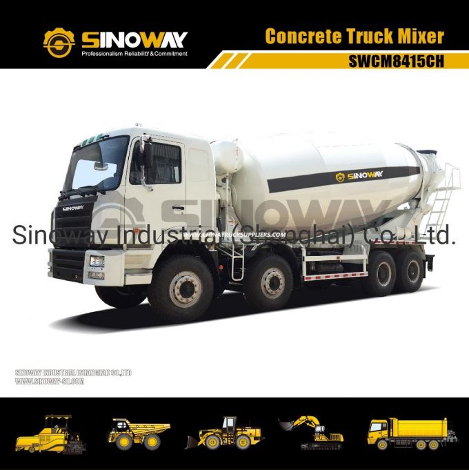 15m3 Concrete Truck, 8X4 Truck Mixer, Transit Mixer Truck 