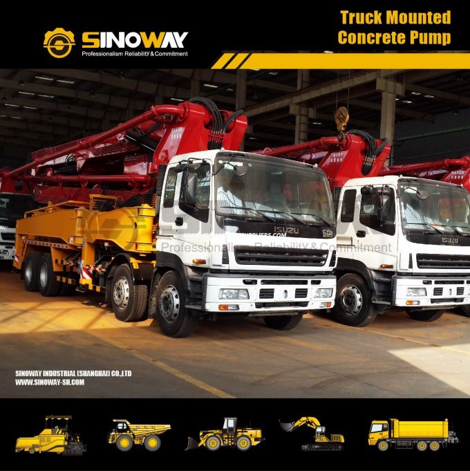 42m Truck Mounted Concrete Pump Truck, Concrete Pump Truck 