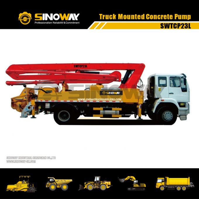 23 M Concrete Pump Truck, Truck Mounted Pump Truck 