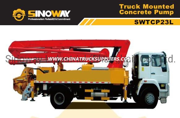 23 M Truck Mounted Concrete Pump with 4X2 Drive 