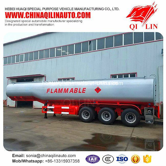 3 Axles Fuel Tanker Semi Trailer with German Suspension 