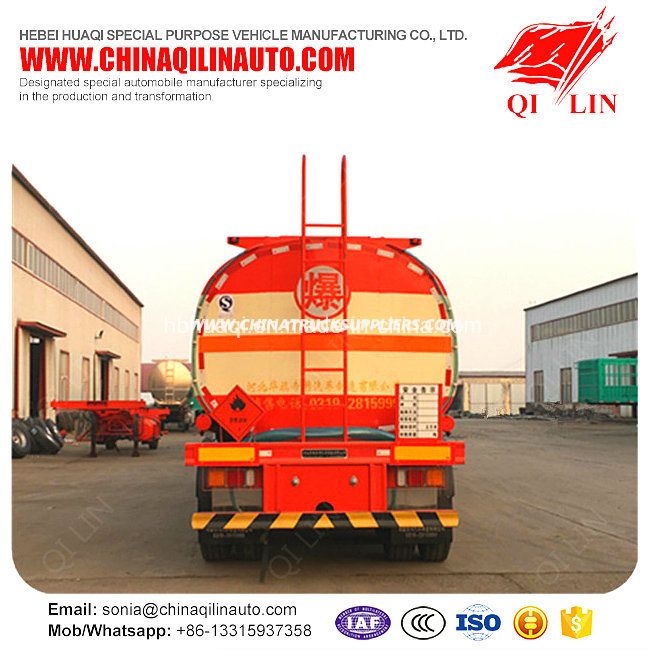 Special Design 5 Compartments Flammable Oil Tanker Semi Trailer 