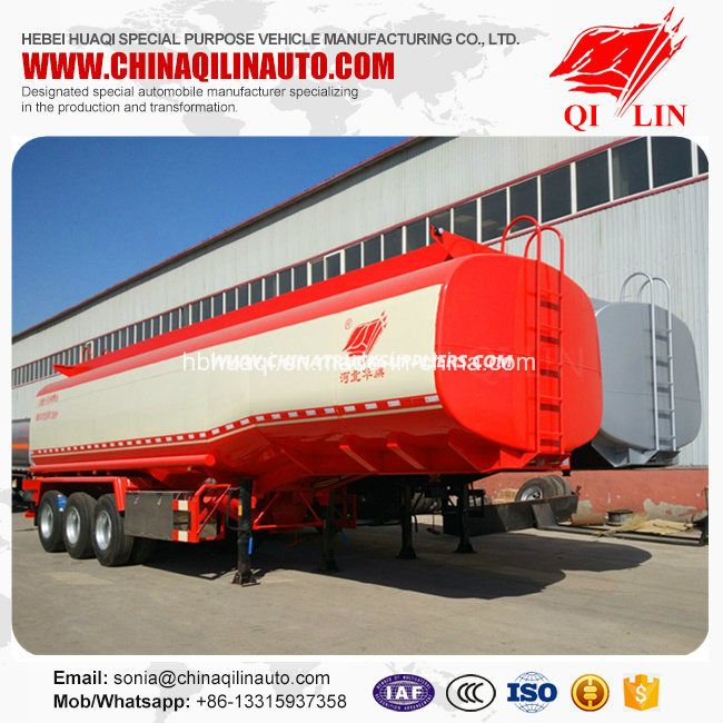 Max Volume 36cbm Lubricating Oil Tanker Semi Trailer for Sale 