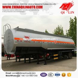 11100mm*2500mm*3990mm Chemical Liquids Tanker Semi Trailer for Sale