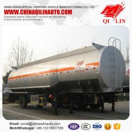 36cbm Capacity Corrosive Liquids Transport Tanker Semi Trailer