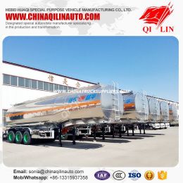 Heavy Duty 40 M3 Aluminum Fuel Tanker Trailer