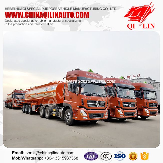 Qilin Cheapest Price Liquid Tanker Semi Trailer for Corrosive Products 