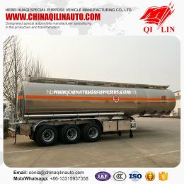 Qilin 3 Axles Max Payload 33 Tons Oil Fuel Tanker Semi Trailer