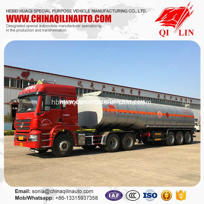 3 Axles Asphalt Transport Tanker Semi Trailer for Export 