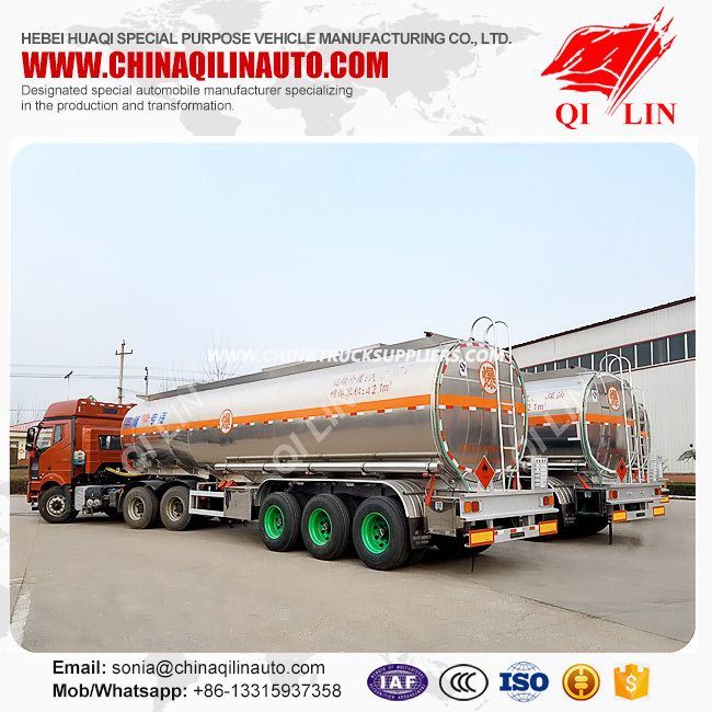 Special Truck Aluminum Alloy Oil Tank Trailer with Lowest Price 