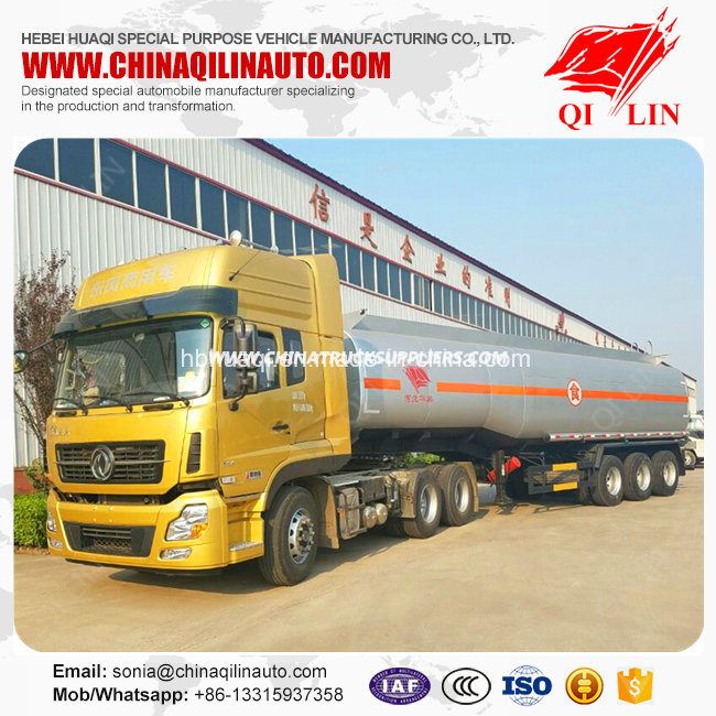 3 Axles Tanker Semi Trailer for Edible Oil Transportation 