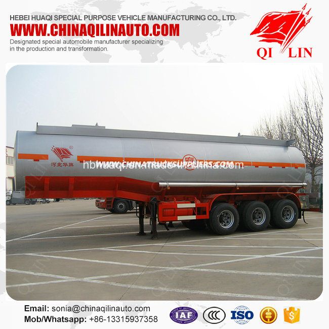 30000 Liters Carbon Steel Caustic Soda Tank Semi Trailer Images 1