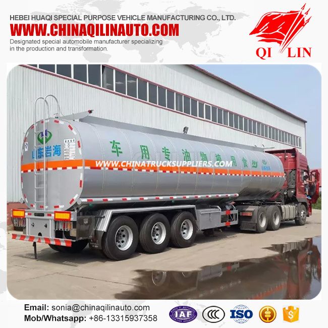 Hot Sale Edible Oil Tank Truck Trailer with Single Compartments 