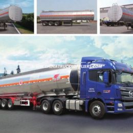 Diesel/ Gasoline/Petrolum Aluminum Tanker Trailer for Hot Sale