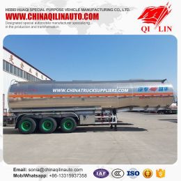 45cbm Aluminum Alloy Tank Trailer for Fuel Storage