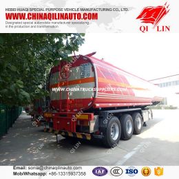 Tri Axles Semi Trailer Tank for Benceno Tanque 35 Cbm Benzene