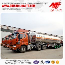 Single Compartment Aluminum Alloy Tanker Trailer for Sale