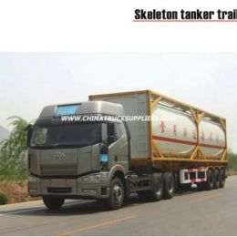 12500mm Skeleton Tanker Semi Trailer with Removable Tanker