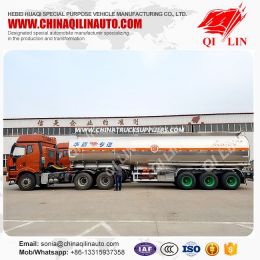 Single Compartment 42000 Liters Aluminum Alloy Oil Tanker for Sale