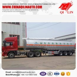 3 Axles Factory Lowest Price Edible Oil Tanker Truck Semi Trailer