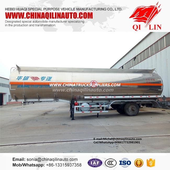 36000 Lts Aluminum Tank Trailer for Liquid Food 