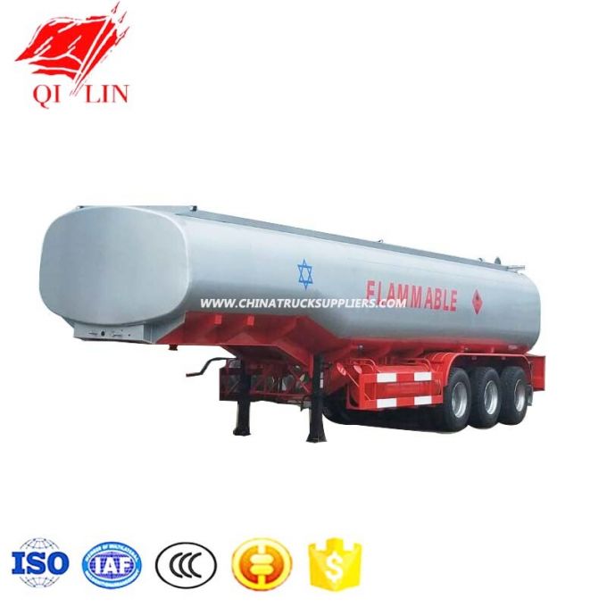 Liquid Flammable Petroleum Road Transport Tanker Trailer 3 Axles for Diesel Gasoline, Oil, Kerosene  