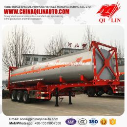 3 Axles 30cbm - 50cbm Volume Container Tanker Trailer