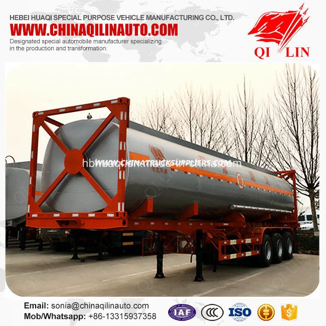 Cheap Price Carbon Steel 40FT Fuel Tanker Truck Trailer 