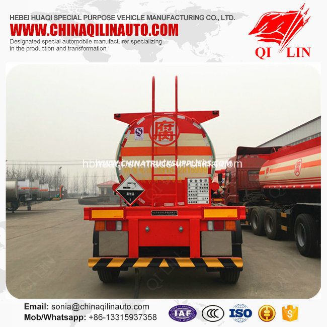 Customized 20cbm 30cbm 40cbm Acid Chemical Tanker Semi Trailer 