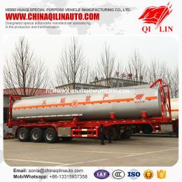 Hot Sale Stainless Steel 40 Feet Container Tanker Semi Trailer