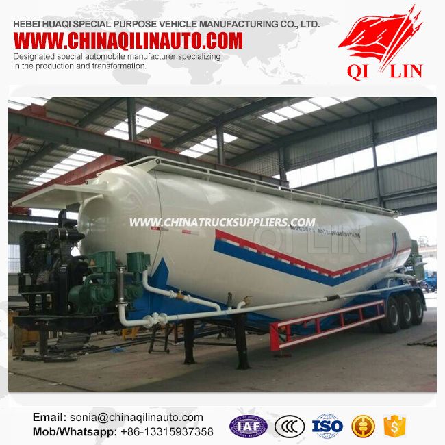 Powder Tank Truck Trailer for Cement Transportation Images 1
