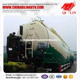 Qilin 50cbm Double Compartment Bulk Cement Powder Tanker Trailer for Cheaper Sale