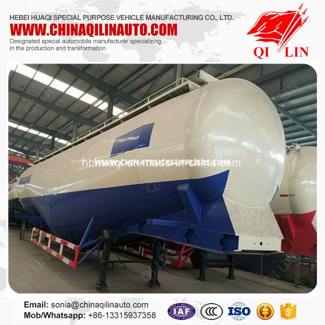 Hot Sale 80t Payload Powder Material Tank Trailer for Pakistan 