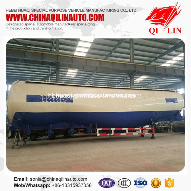 Factory Price 65cbm Stainless Steel Bulk Cement Tanker Semi Trailer 