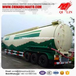 40FT 50cbm Carbon Steel Powder Particle Tanker Semi Trailer for Hot Sale