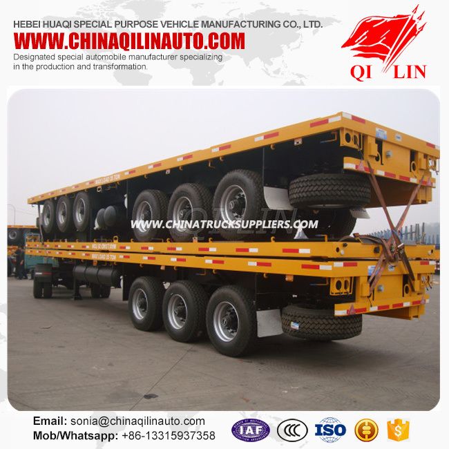 Heavy Duty Flatbed Semi Trailers with German Suspension Images 1