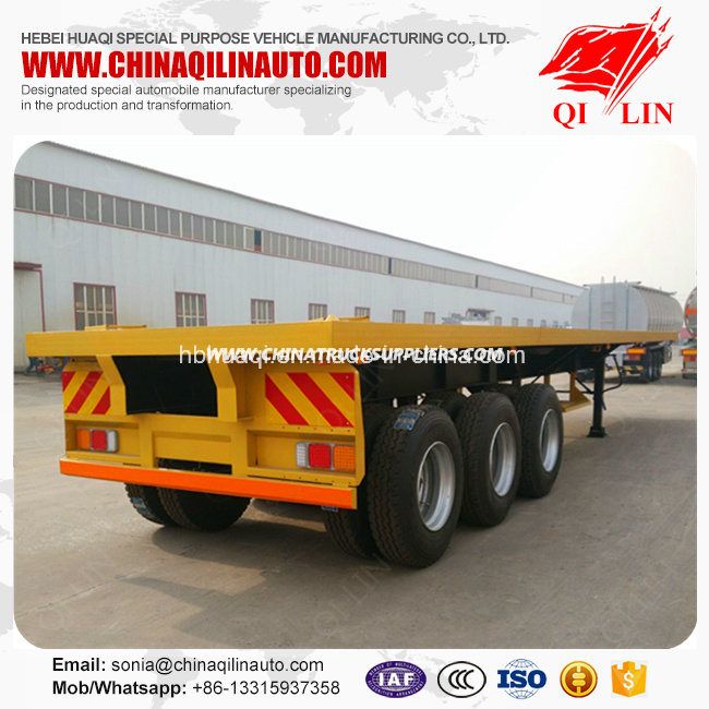 40FT Flatbed Container Chassis Made in China Images 1