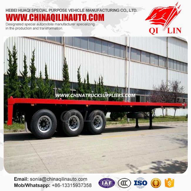 Heavy Duty Truck Flatbed Semi Trailers Price for Sale Images 1