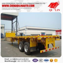 2 Axle 40feet Flatbed Semi Trailer Price for Philippines