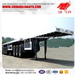 3 Axles 20FT 40FT Superlink Flatbed Semi Trailer Truck