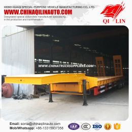 4 Axle Low Loader Semi Trailer 80 Ton