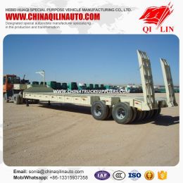 2 Axles 30 Ton Low Loader Truck Trailer for Sale