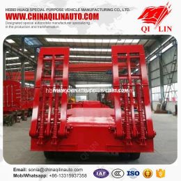 Factory Wholesale Low Bed Semi Trailer with 4 Layers Painting