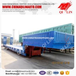 3 Axles Heavy Duty Equipment Transport Low Bed Trailer