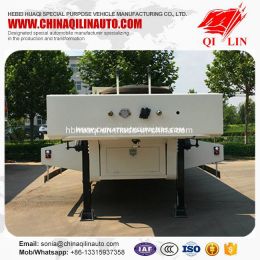 China Qilin Brand Low Bed Semi Trailer with Mechanical Suspension