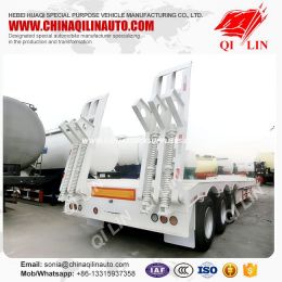 Low Bed Semitrailer Semi-Trailer Trailer Truck Trailer