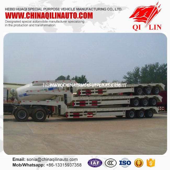 Good Quality Low Platform Semi Trailer with CCC ISO Certificate 